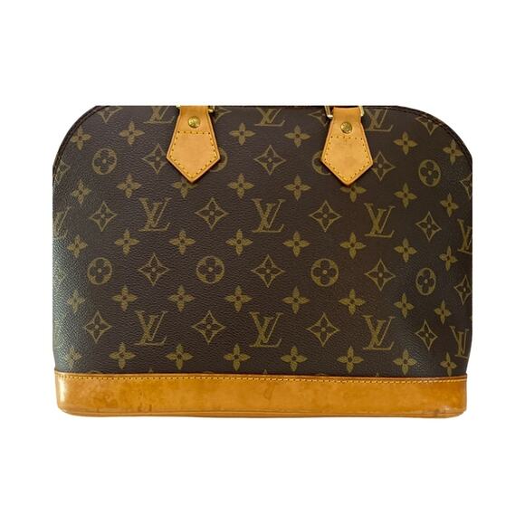 Louis Vuitton Monogram Canvas Alma Satchel With Dustbag Authentic Made in France - Picture 8 of 16